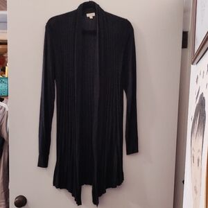 Debut Black Knit Cardigan Sweater